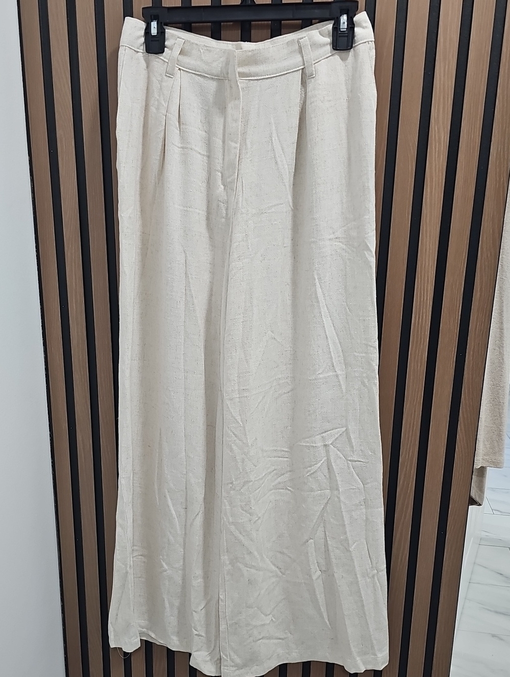 Windsor Linen Blend Wide-leg HighRise Trouser Size Small